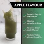 Vangard Essential Greens Green Apple Flavour (180g - 30 Servings), Ashwagandha, Lions Mane and Tumeric to Support Metabolism & Immunity - Image 4