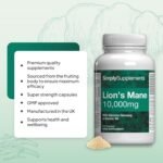 Lions Mane Capsules with Added Siberian Ginseng and Vitamin B6 | 120 Capsules | Vegetarian & Vegan Friendly - Image 3