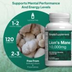 Lions Mane Capsules with Added Siberian Ginseng and Vitamin B6 | 120 Capsules | Vegetarian & Vegan Friendly - Image 4