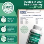 Lions Mane Capsules with Added Siberian Ginseng and Vitamin B6 | 120 Capsules | Vegetarian & Vegan Friendly - Image 6