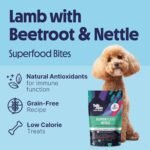 Tails.com Inner Vitality • Dog Treats 5 x 80g • Superfood Bites 27% Lamb • Grain Free Recipe • No Artificial Colours or Flavours • Low Calorie Snacks • Rich in Antioxidants from Beetroot - Image 3
