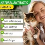 Antibiotics for Cats, Cat Antibiotics for Infections - Supports Immune & Allergy Itch Relief, Pet Antibiotics Supplement, 60ml Chicken Flavor, Health Supplies UTI, Multivitamin - Image 5