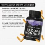 Bacopa Monnieri Capsules 350mg - Brain/Memory Supplements - Made in The UK - 4 Month Supply - Vegan, Non-GMO, Gluten-Free. Natural Ayuverdic Supplement Bacopa Extract - Image 6