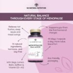 Menopause Supplements, 14-in-1 Formula with Clinical Support. 45 Capsules with Vitamin d3 k2, Omega 3, Biotin, Folic Acid. Estrogen and Hormone Balance for Women. N2 Natural Nutrition® - Image 3