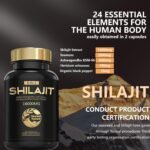 NewSeaNature Shilajit Capsules - 16000MG Premium Shilajit for Men - 5-in-1 with Ashwagandha 2000mg,Seamoss 2000mg,Hericium erinaceus 500mg,Black Pepper 35mg- 60 Capsules - Image 3
