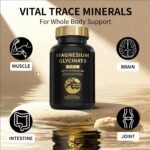 Magnesium Glycinate Supplements 800mg Glycinate,300mg Citrate,200mg Malate,150mg Gluconate Magnesium Complex | 282mg Elemental Mg | with Vitamin B6 | High Absorption | 60 Vegan Tablets | Gluten-Free - Image 4