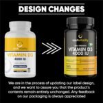 Vitamin D3 4000 IU – 365 Vegetarian D3 Easy Swallow Micro Tablets | Highest Strength Cholecalciferol VIT D3 - Vegetarian Certified - UK Made Sash Vitality | Support Mood | Supports Bone Health - Image 4