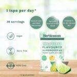 Mojito Super Greens Powder – 30 Servings | Spirulina, Wheatgrass, Barley Grass, Chlorella & Ashwagandha | Natural Lime & Mint Flavour | High in Vitamin C, B6 & B12 | Vegan & Gluten-Free - Image 3