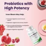 Inner Bloom Probiotics for Women | 50 Billion CFU + 15,000mg Cranberry, Fenugreek & Chlorella | Supports Intimate & Gut Health | Bio Cultures | 90 Count - Image 4