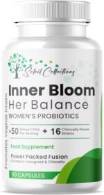Inner Bloom Probiotics for Women | 50 Billion CFU + 15,000mg Cranberry, Fenugreek & Chlorella | Supports Intimate & Gut Health | Bio Cultures | 90 Count - Image 5
