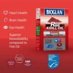 Bioglan Red Krill Oil | 500mg | High in Omega-3 | EPA & DHA | help Support Heart Eye & Brain health | One Month supply | 30 Capsules - Image 3