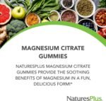 NaturesPlus Gummies Magnesium Citrate - Magnesium Gummies, Raspberry Flavour - Energy, Relaxation and Bone Health - Vegan, Gluten Free - 75 Gummies - Image 4