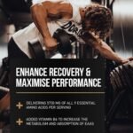 DY Nutrition HIT EAA Essential Amino Acids Complex with BCAAs, L-Lysine & Vitamin B6 | Muscle Repair & Recovery Supplement Intra Workout Powder, 27 Servings, 360g (Bubble Gum) - Image 4
