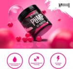 Warrior Pump Non Stim Pre-Workout Powder 225g – Nitric Oxide Supplement – Contains Citrulline Malate, Cyclic Dextrin for Energy, Focus, and Performance – 30 Servings (Bubblegum) - Image 3