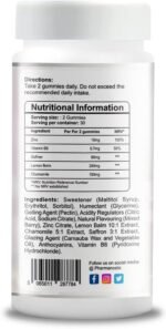 Night Support Complex Vegan & Sugar-Free Gummies (60) - 90 mg Saffron per Gummy- with Calming Chamomile & Lemon Balm, Vitamin B6 & Zinc- 1 Month Supply - Mixed Berry Flavour - Image 3