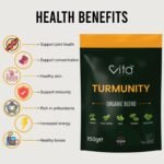 Turmunity Superfood Powder Blend 150g - Premium Organic Food - Vegan & Gluten Free - Rich Ayurveda, Turmeric, Black Pepper and More Formula - Ideal Latte Mix - Made in The UK - Image 5
