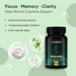 Bacopa Monnieri Brahmi Capsules - 500mg 60 Tablets | | Bacopa Extract | Non - GMO | Gluten & Allergen Free | Brain Supplement | 100% Natural Ingredients | By Ambrosial - Image 3