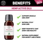 C&G PETS | PET HEMP JOINT OIL SUPPLEMENT 100ML | 100% NATURAL INGREDIENTS COLD PRESSED HEMP SEED OIL & TURMERIC BLEND | GREAT FOR ITCHY DOG SKIN CAT ANXIETY AND STRESS | SUPPORT OUTSTANDING COAT SHINE - Image 3