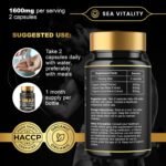 Shilajit Seamoss and Lions Mane Capsules - 60 High-Strength Vegetable Capsules, 1600mg per Serving, Pure Shilajit, Natural Sea Moss, and Lion's Mane for Enhanced Cognitive and Physical Health - Image 6