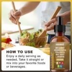 Organic Maca Root Liquid Drops with Ashwagandha, Fenugreek, Beet Root and L-Arginine Liquid Multivitamin for Women and Men - Maca Root Supplement Drops, 1 Month Supply - Image 7