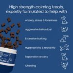 Total Calming Treats for Dogs | Dog Anxiety Relief | Calming Supplement for Dogs | Reduces Anxiety, Stress, Aggression & Barking | Passion Flower, Ashwagandha and L-Tryptophan (90 Treats) - Image 3