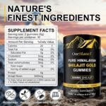 Shilajit Gummies, 60 Gummies Pure & Natural Himalayan Gold Shilajit Gummies for Men & Women, Rich in Ashwagandha, Gokshura & Black Musli, Energy Boost & Strengthen Immunity- Non GMO - Image 3