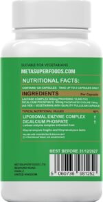 Liposomal Lactase Enzyme 15000FCC | 120 High Strength Lactase Capsules | Enzyme Tablets | Lactose Digestion | Digestive Enzyme Food Supplement - Image 3