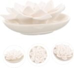 Passive Essential Oil Diffuser Flower Shape Stone Aromatherapy Diffuser for Home Car Air Freshener Relaxing Portable Scented Decor - Image 10