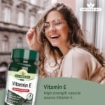 Natures Aid Vitamin E 1000iu - High Strength Natural Antioxidant - Supports Skin, Heart, Eyes, Immune Health & Cell Protection - Non-GMO, Gluten-Free - 30 Softgel Capsules - Image 3