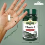 Natures Aid Vitamin E 1000iu - High Strength Natural Antioxidant - Supports Skin, Heart, Eyes, Immune Health & Cell Protection - Non-GMO, Gluten-Free - 30 Softgel Capsules - Image 4