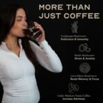 AM:PM Nutrition Mushroom Coffee - Lion's Mane, Reishi & Cordyceps Organic Coffee Alternative - Healthy Energy & Focus Boost - A Blend of Arabica & Robusta with Functional Mushrooms - 30 Servings - Image 3