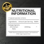 Fadogia Agrestis 1000mg per Serving – 24:1 Pure Herbal Extract – 60 Capsules – High Strength Supplement for Vitality, Energy, Wellness & Performance - Image 8