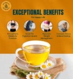 Herbal Hermit Camomile Tea Bags (50 Tea Bags) Individually Wrapped, Caffeine-Free Organic Chamomile Flowers, Soothing for Digestion, Sleep, Relaxation| Natural Herbal Tea - Image 3