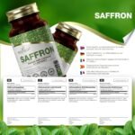 EZ Saffron Extract Supplement | 60 High Strength Saffron Capsules - 200mg (from 4:1 Extract) Safron Herb Extract per Serving | Non-GMO, Gluten & Allergen Free | Manufactured in The UK - Image 3
