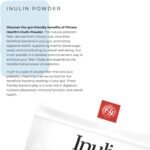 Fitness Health Inulin Powder 100G | Intestinal Support for Healthy Gut and Colon | Great Source of Soluble Dietary Fibre | Prebiotic Supplement | Chicory Root Powder - Image 3