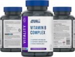 Applied Nutrition Vitamin B Complex High Strength, 90 Vegan Capsules, B1, B2, B3 Niacin, B5, B6, B7 Biotin, B9 Folic Acid, B12, with Choline, Inositol, PABA, Energy and Immune Support, Halal, UK Made - Image 6