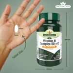 Natures Aid Vitamin B Complex 50 + C - High Strength B Vitamins with Vitamin C - Supports Energy, Nervous System & Immunity, Reduce Tiredness and Fatigue - Vegan, Gluten Free, Non-GMO - 30 Tablets - Image 4