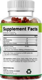 Vitamatic Sugar Free Rhodiola Rosea Gummies 1500 mg Equivalent Per Serving – 60 Gummies – Mixed Berry Flavor – Adaptogen Supplement – Supports Energy, Mood & Focus – Non-GMO, Made in The USA - Image 9