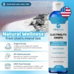 Ultra Lyte Keto Electrolytes Trace Mineral Drops – Highly Concentrated Mineral Supplements with Zero Calories – Vegan-Friendly Electrolyte Drops for Hydration, Muscle Cramp – 96 Servings - Image 5