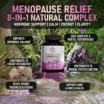 Menopause Support Capsules – Before, During & After – Red Clover, Ashwagandha, Maca, Ginseng, Sage, Magnesium, B6, D3 – 90 Capsules (45-Day Supply) - Image 3