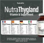 NutraThygland - Supports Normal Thyroid Function - with Selenium, L-Tyrosine, Iodine & Ashwagandha, Vitamin B2, B6, B12 & Iron - Improve Energy Levels - NutraVit, 30 Tablets - Image 6