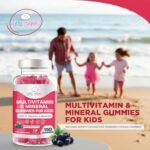 Kids Multivitamin & Mineral Gummies | 150 Chewables Gummies with 12 Essential Vitamins & Minerals | Childrens Multivitamins for Immune Support, Energy & Brain Health | Vegan | Natural Berry Flavour - Image 4