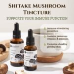 Organic Shiitake Mushroom (Lentinula Edodes) Double Extract Liquid Tincture, 30ml, EU & Soil Association Organic Certified, Manufactured in Finland - Image 3