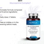 Glucosamine and Chondroitin MSM, Collagen, Hyaluronic Acid, Boswellia, Selenium and Zinc - 120 Tablets Glucosamine Complex Nutralie - Image 4