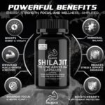 Shilajit 6-in-1 Capsules 4,000mg - 60 Days - Added Ashwagandha, Maca Root, Chaga, Ginseng & Sea Moss - High Strength Muscle Building & Performance Capsules for Men & Women - Image 3