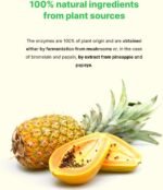Vilgain Digestive enzymes - 7 enzymes from Plant Sources, Support The Digestion of Lactose, Protein and carbohydrates, Improves Nutrient utilisation - Image 6
