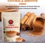 Ceylon Cinnamon Powder | Ethically Sourced 100% Authentic True Ceylon | Cinnamon Ground | Dalchini Powder | Premium Quality | Natural | Non GMO| Vegan | No additives | No Preservatives | 100G - Image 3