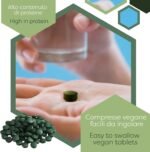 ERBOTECH Spirulina BIO in Tablets, 100g Pack, Approximately 400 Capsules, 100% Organic Algae, Pure and Vegan, Source of Energy, Rich in Proteins, Vitamins, Magnesium - Image 4