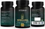Ambrosial Spirulina Capsules 500mg - Highly Dosed Tablets, Vegan, No Additives, Protein Powder, Greens Powder, Spirulina and Chlorella Capsules, Immune System Booster (Pack of 1-120) - Image 9