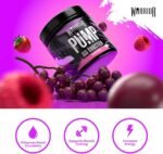 Warrior Pump Non Stim Pre-Workout Powder 225g – Nitric Oxide Supplement – Contains Citrulline Malate, Cyclic Dextrin for Energy, Focus, and Performance – 30 Servings (Blazin Berry) - Image 3